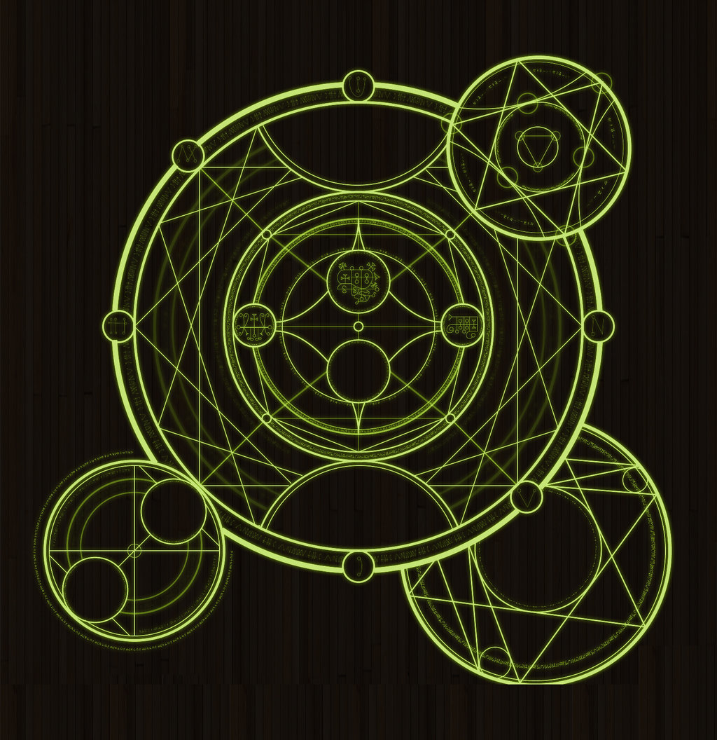 Alchemy Symbols Wallpaper