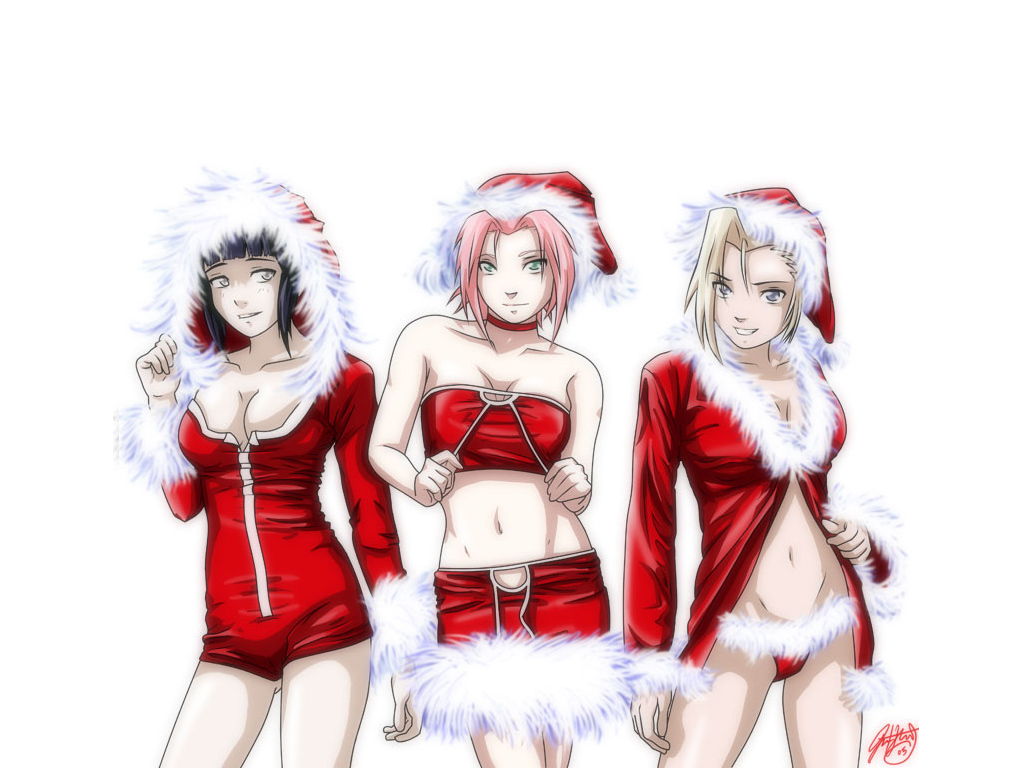Christmas Wallpapers on Christmas Outfit Yamanaka Ino Hd Wallpaper   Anime   Manga   367175