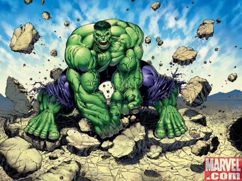 Funny Cartoon Hulk