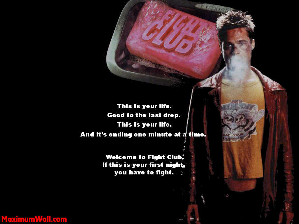 Fight Club Quotes Wallpaper quotes fight club quote desktop 1024x768 wallpaper 350460 Fight Club Quotes Wallpaper