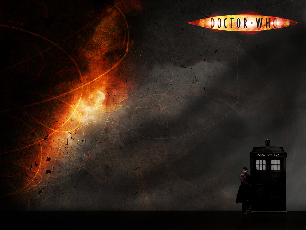 Doctor  Wallpaper on Tardis David Tennant Doctor Who Tenth Hd Wallpaper Of Celebrity