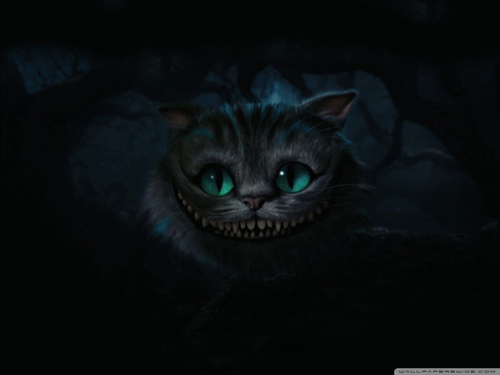 cheshire cat smiling