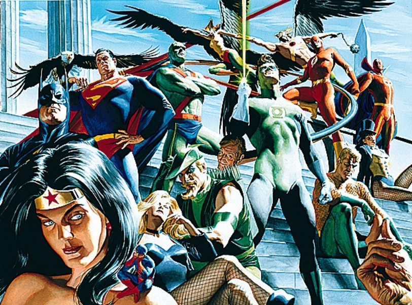 dc comics justice league desktop 812x600 wallpaper