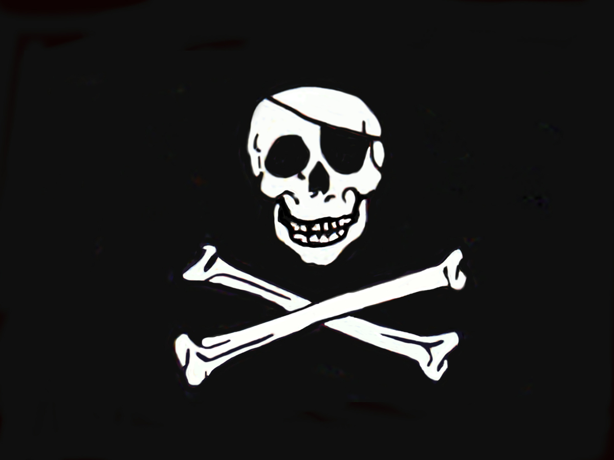 Cartoon Pirate Flag