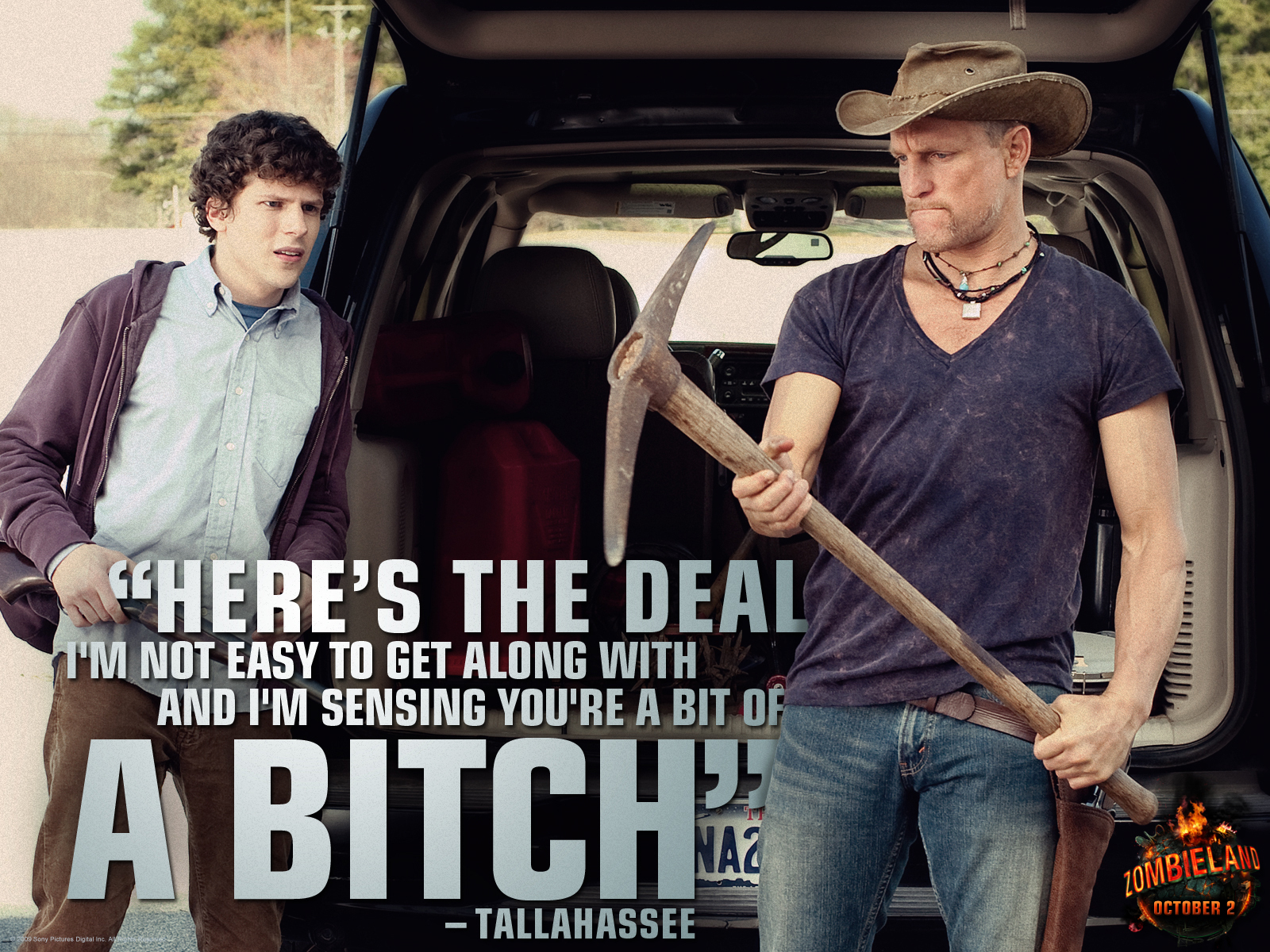 zombieland wallpaper widescreen