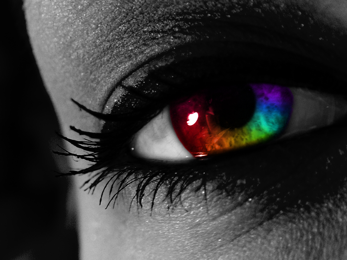 Rainbow Eye Color