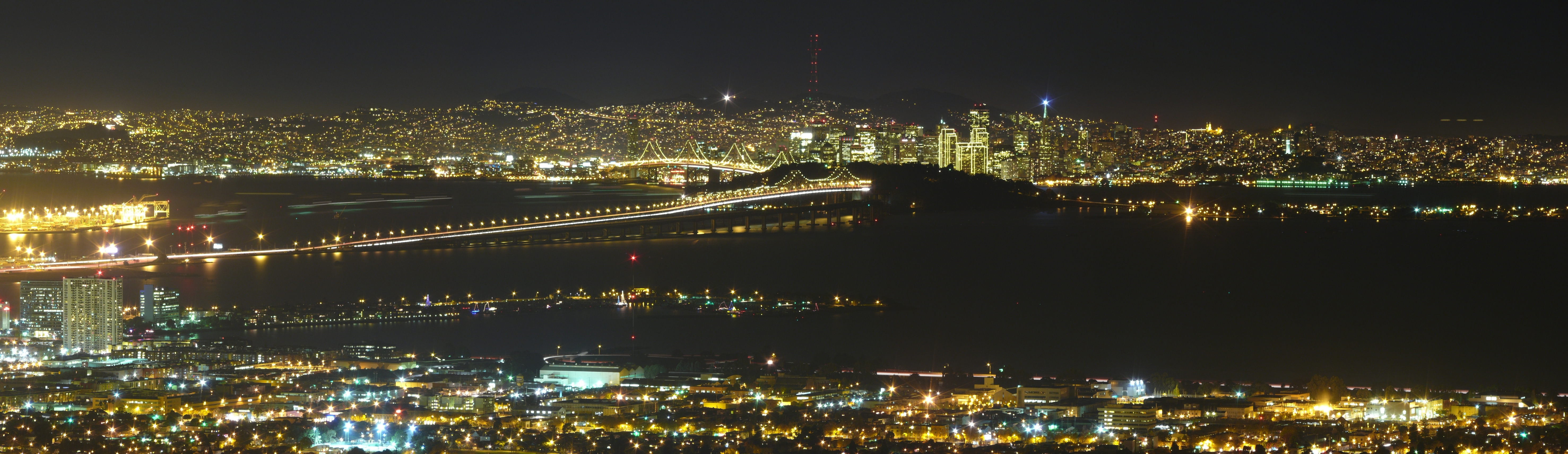 san francisco bay bridge redux 50p high resolution HD Wallpaper of 