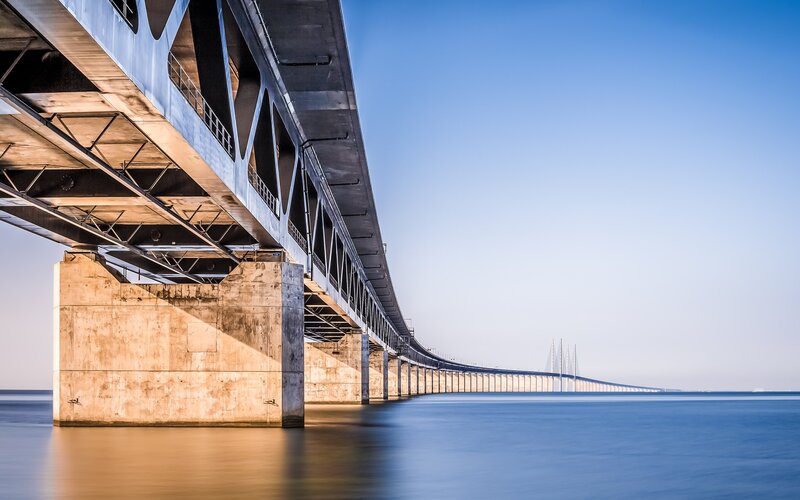Øresund Bridge — Blue, Serene, Afternoon