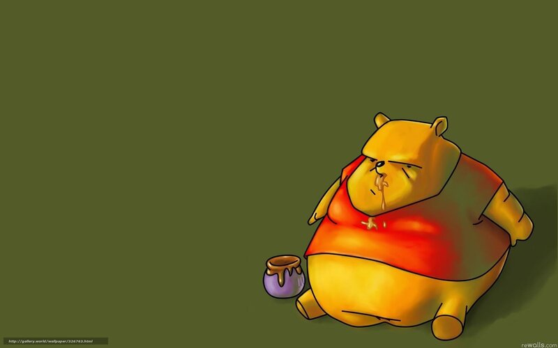 胖小熊维尼吃蜂蜜