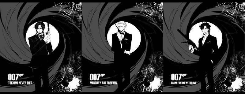 007 anime tribute art