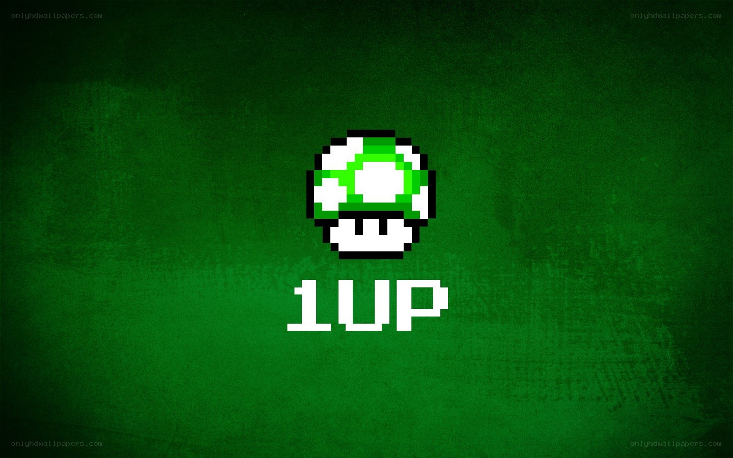 1-up mushroom pixel art