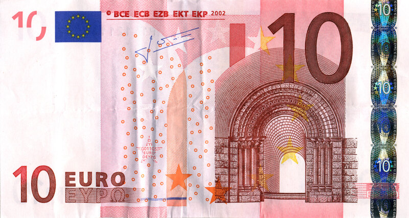 10 Euro banknote