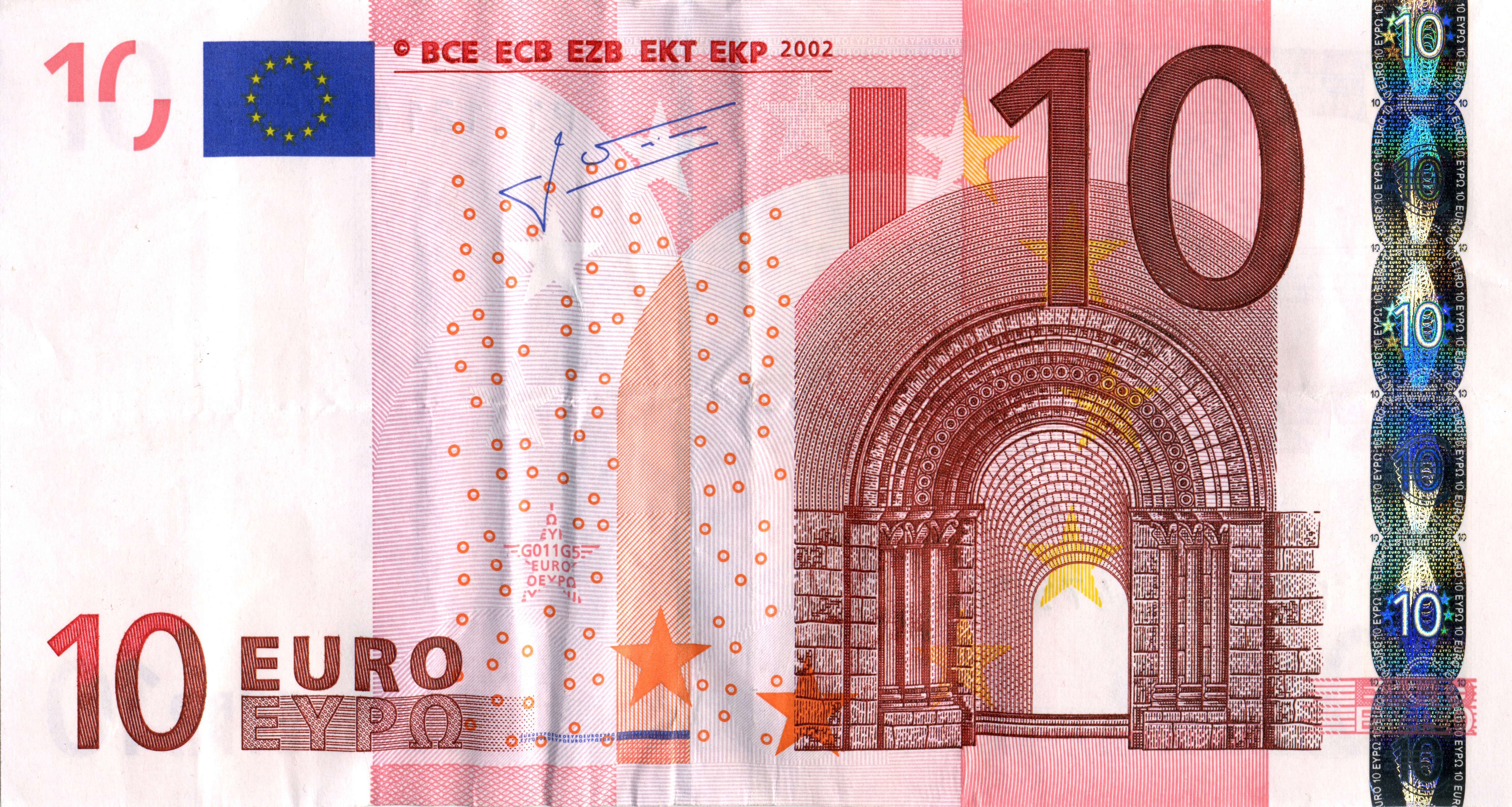 10 Euro banknote