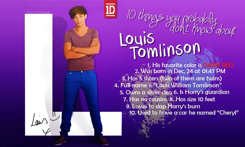 10 facts about Louis Tomlinson