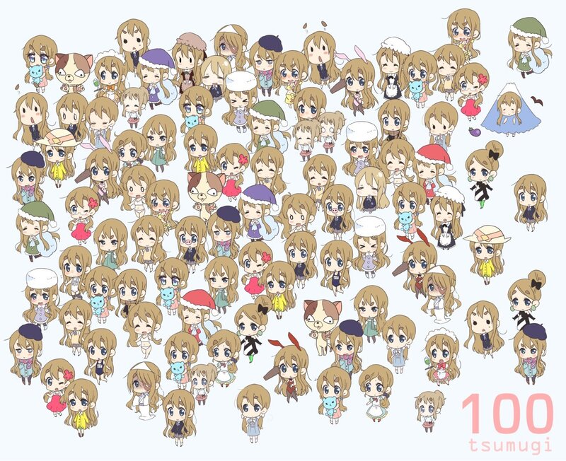 100 Tsumugi characters