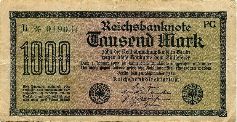 1000 Mark Reichsbanknote