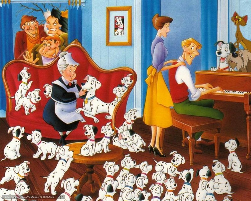 101 Dalmatians scene