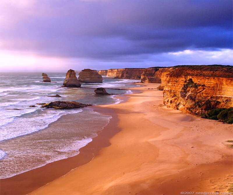 12 Apostles Rock Formations — Orange