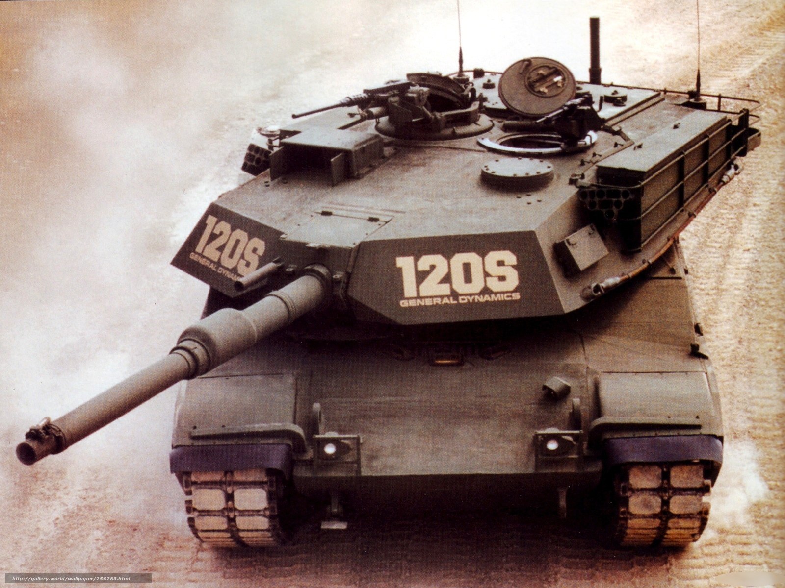120S tank in action