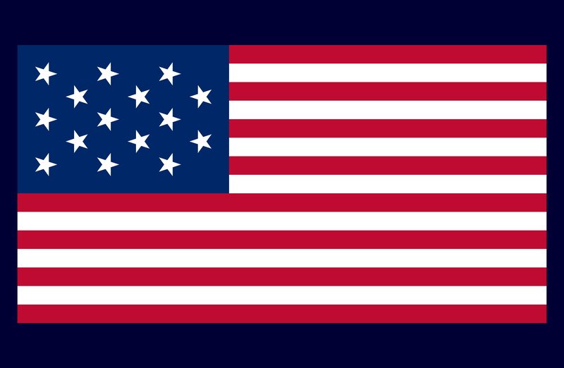 13-star American flag