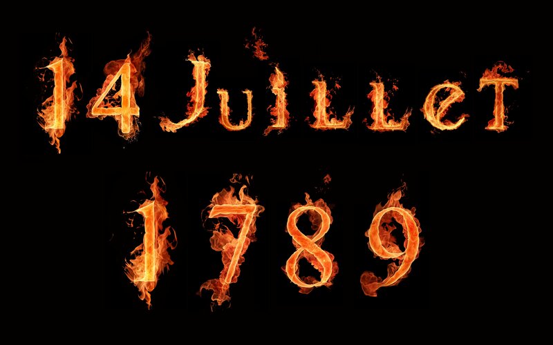 14 July 1789 in flames