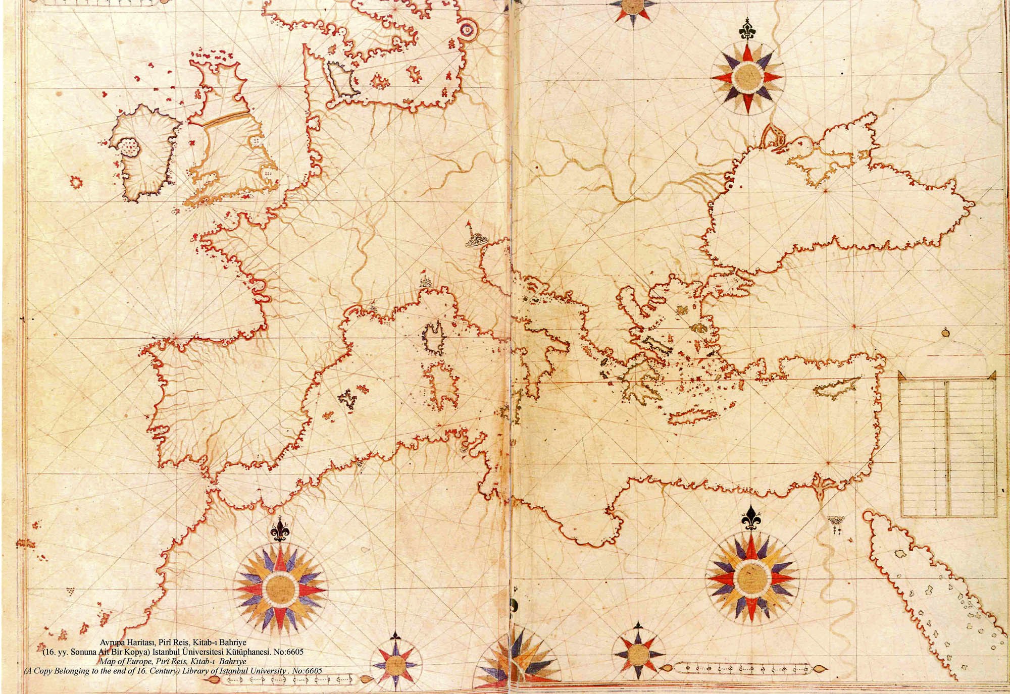 16th-century European map