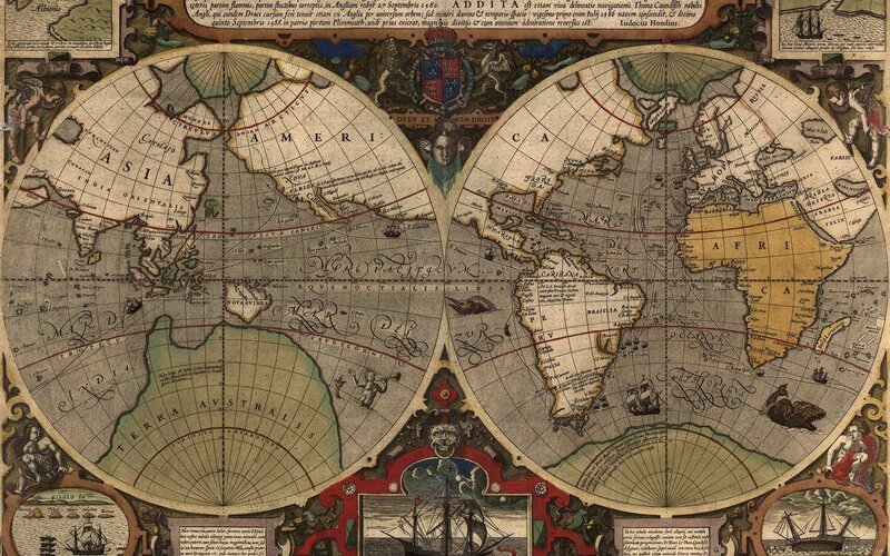 16th-century world map