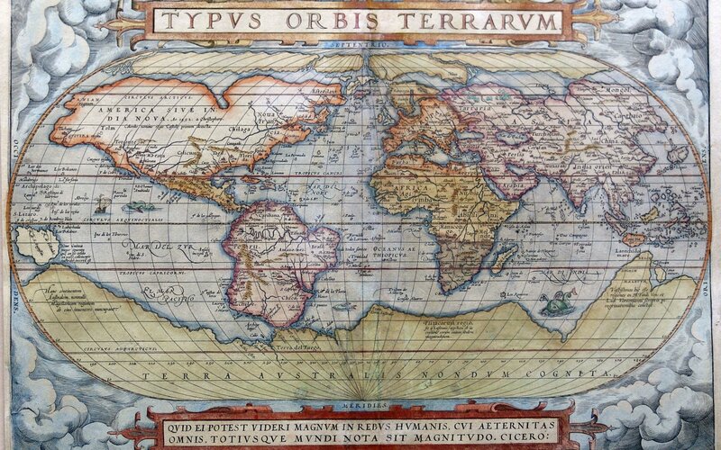 16th-century world map