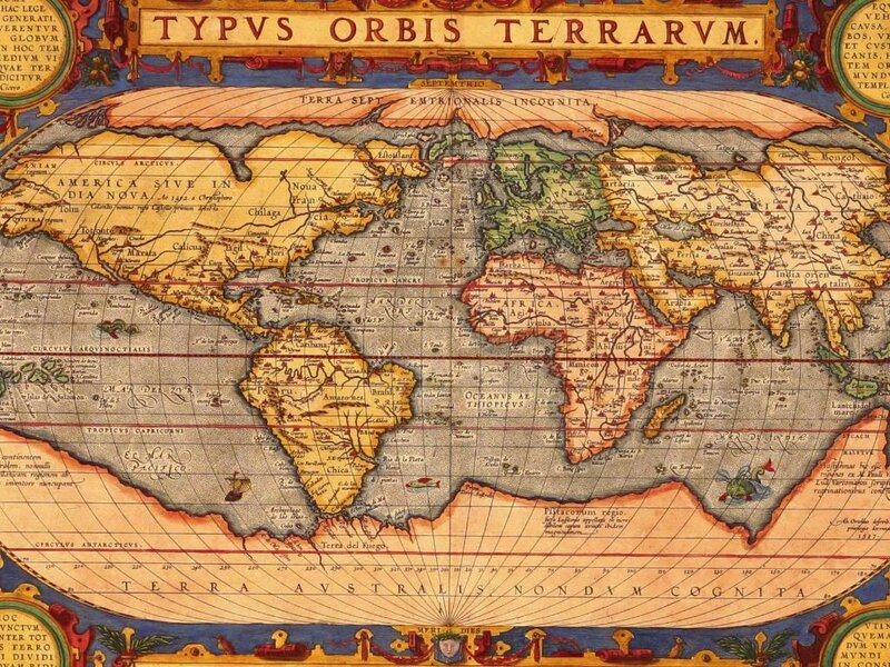 16th-century world map