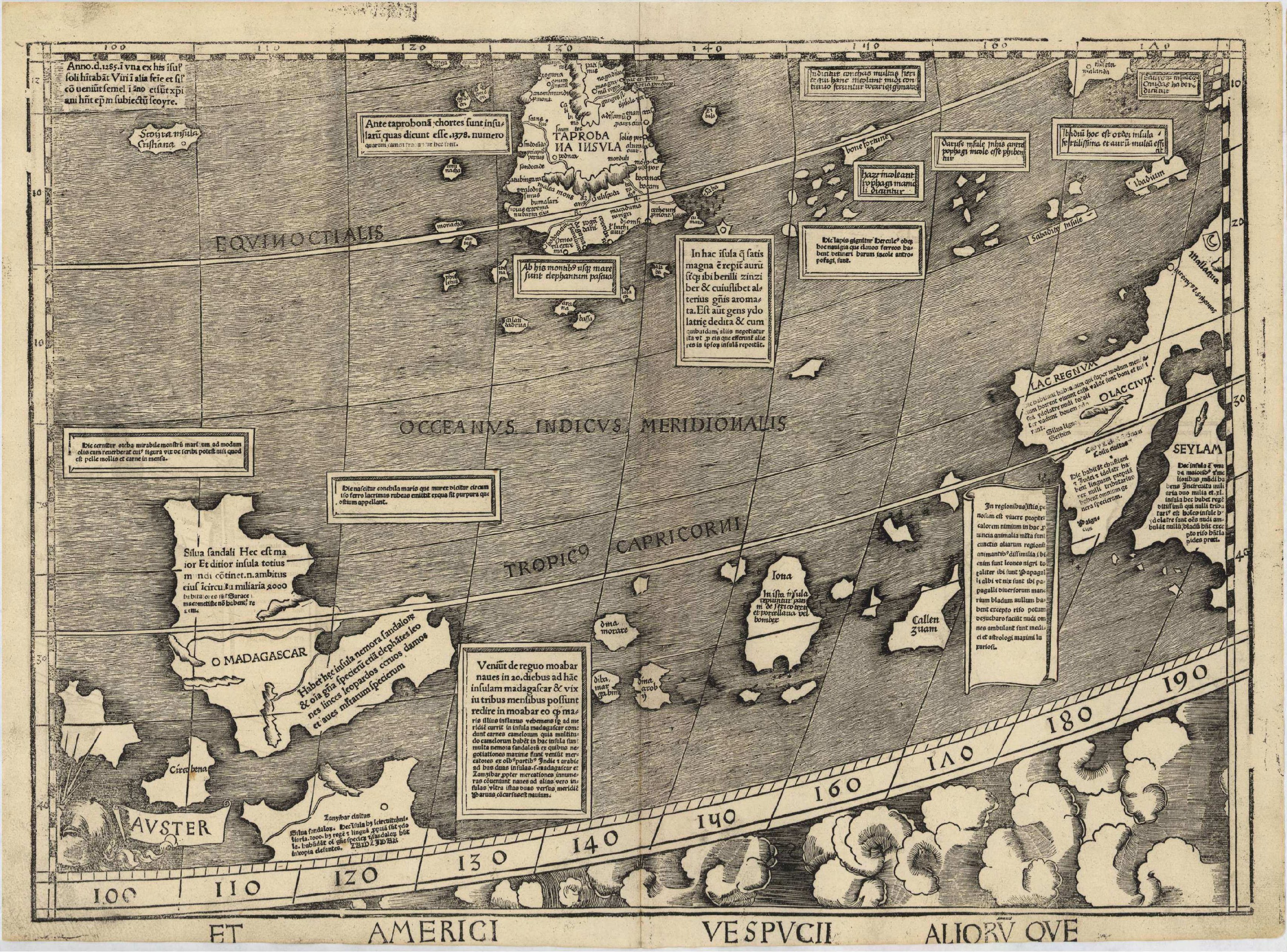 16th-century world map