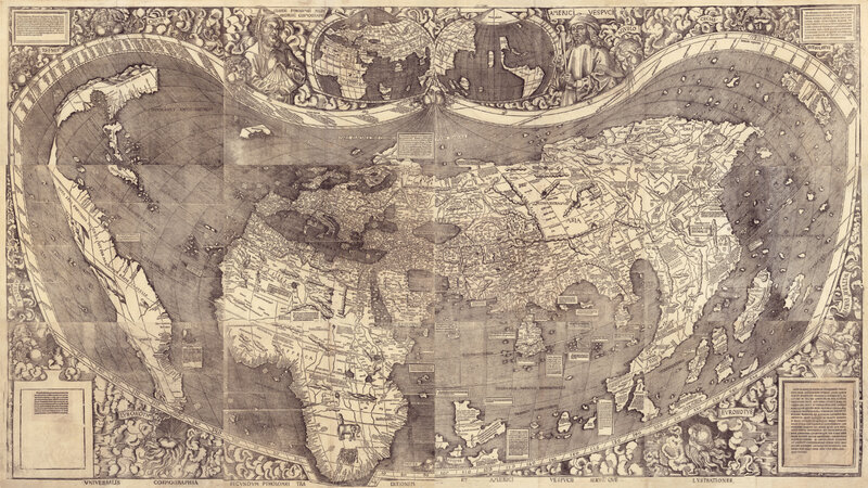 16th-century world map