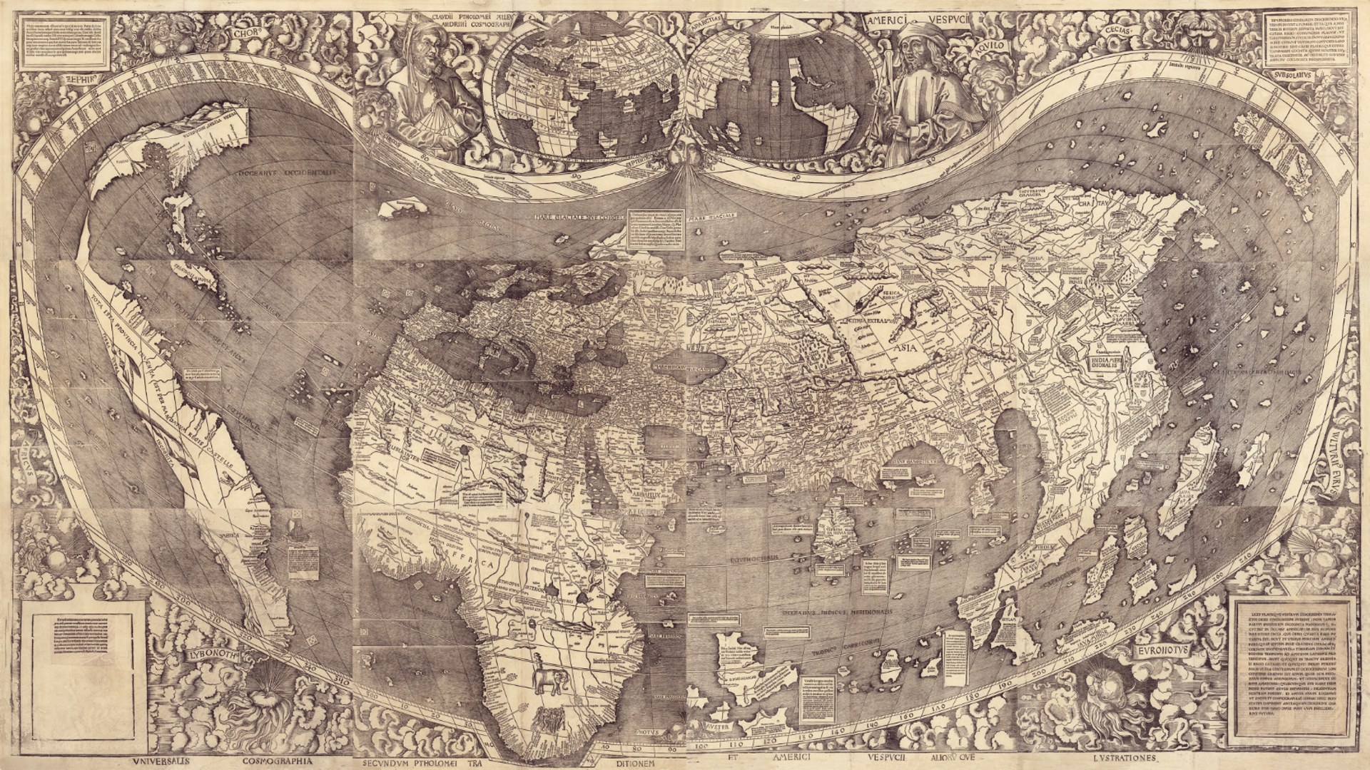 16th-century world map