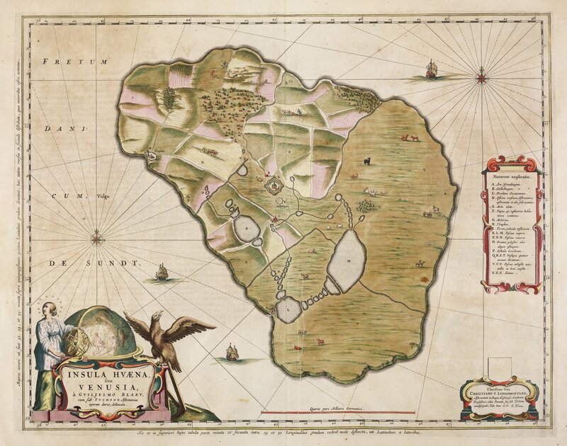 17th-century map of Hven