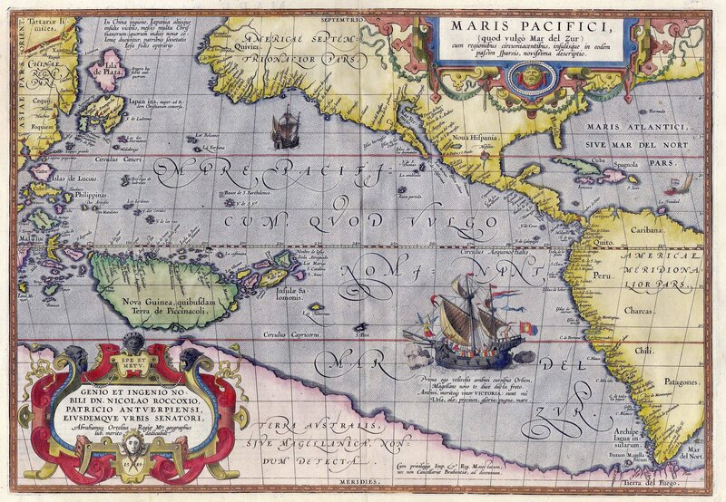 17th-century Pacific map