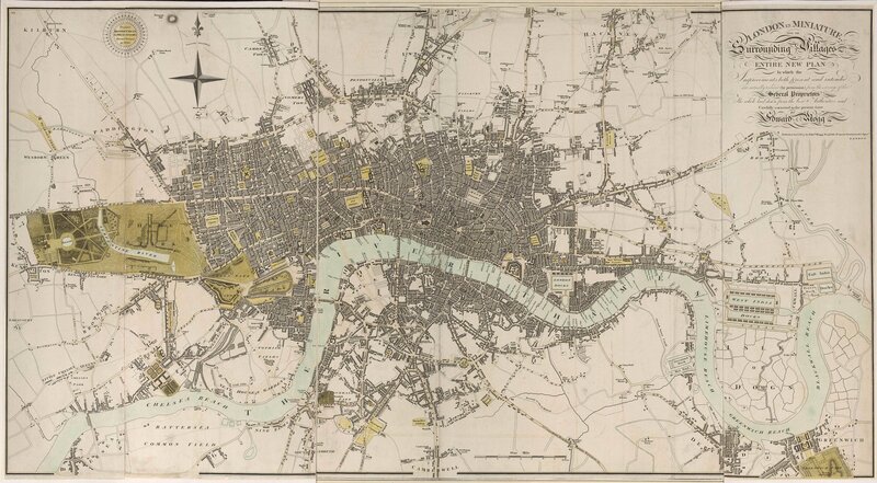 1827 London map