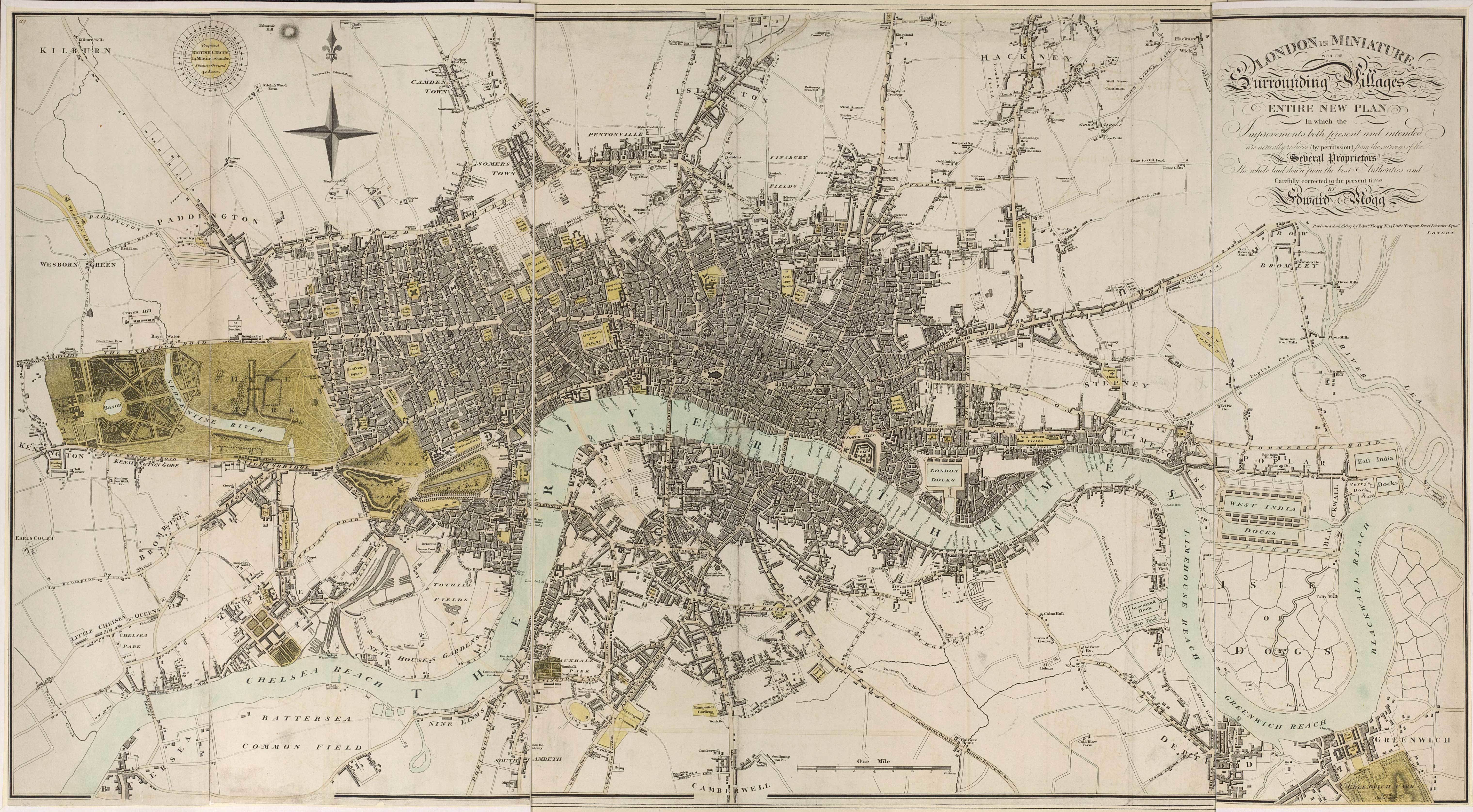 1827 London map