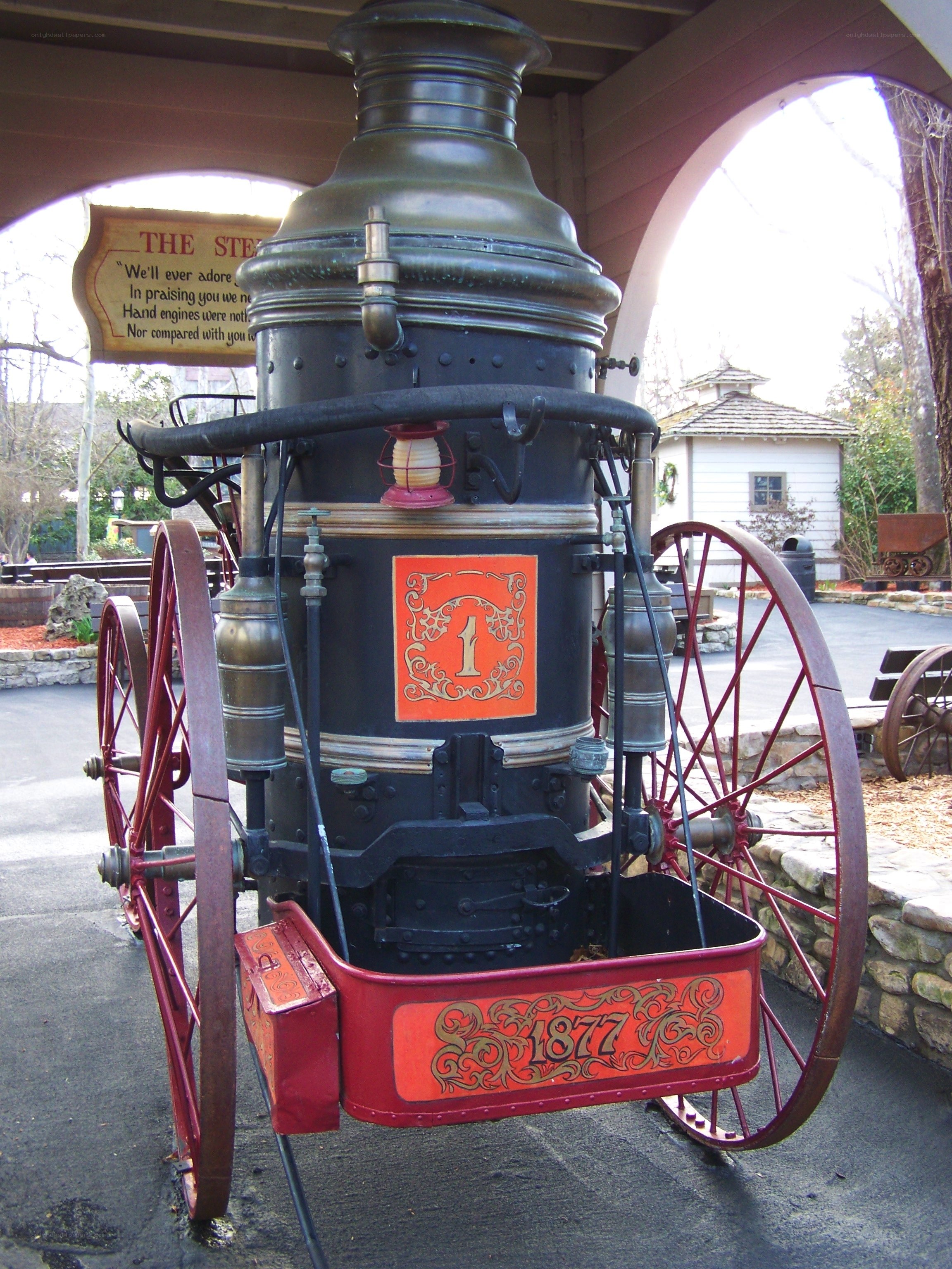 1877 steam fire engine