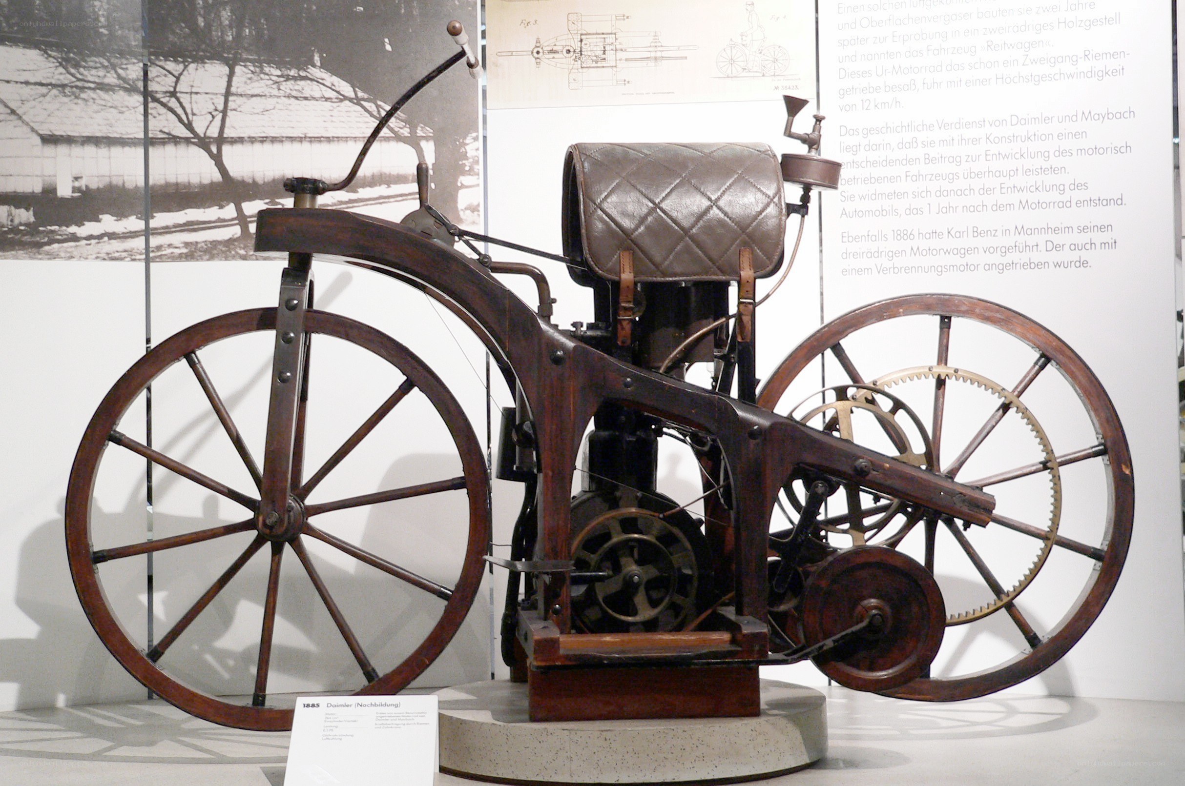 1885 Daimler engine replica