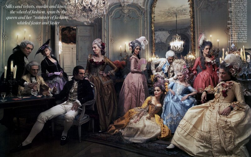 18th-century fashion scene