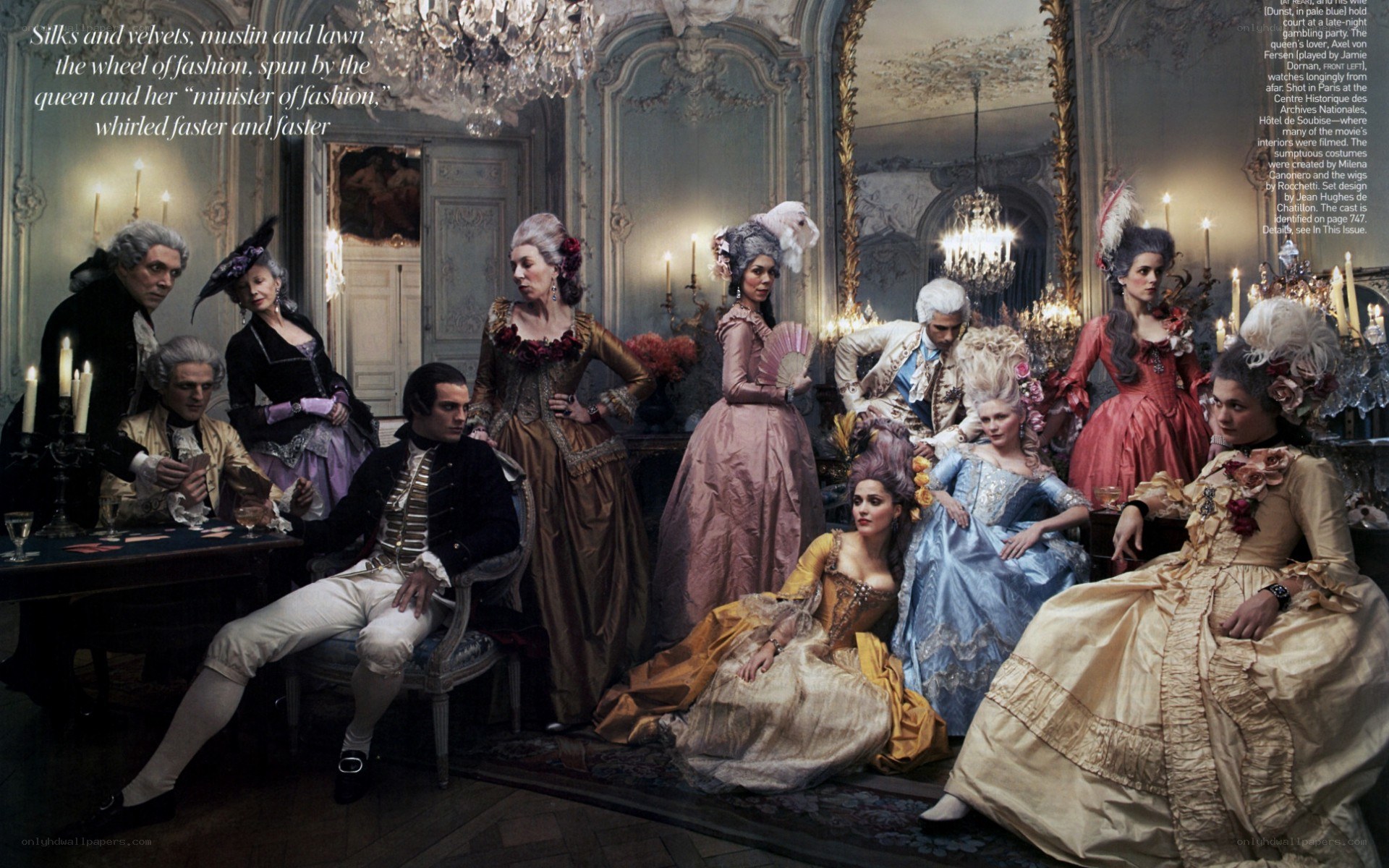 18th-century fashion scene