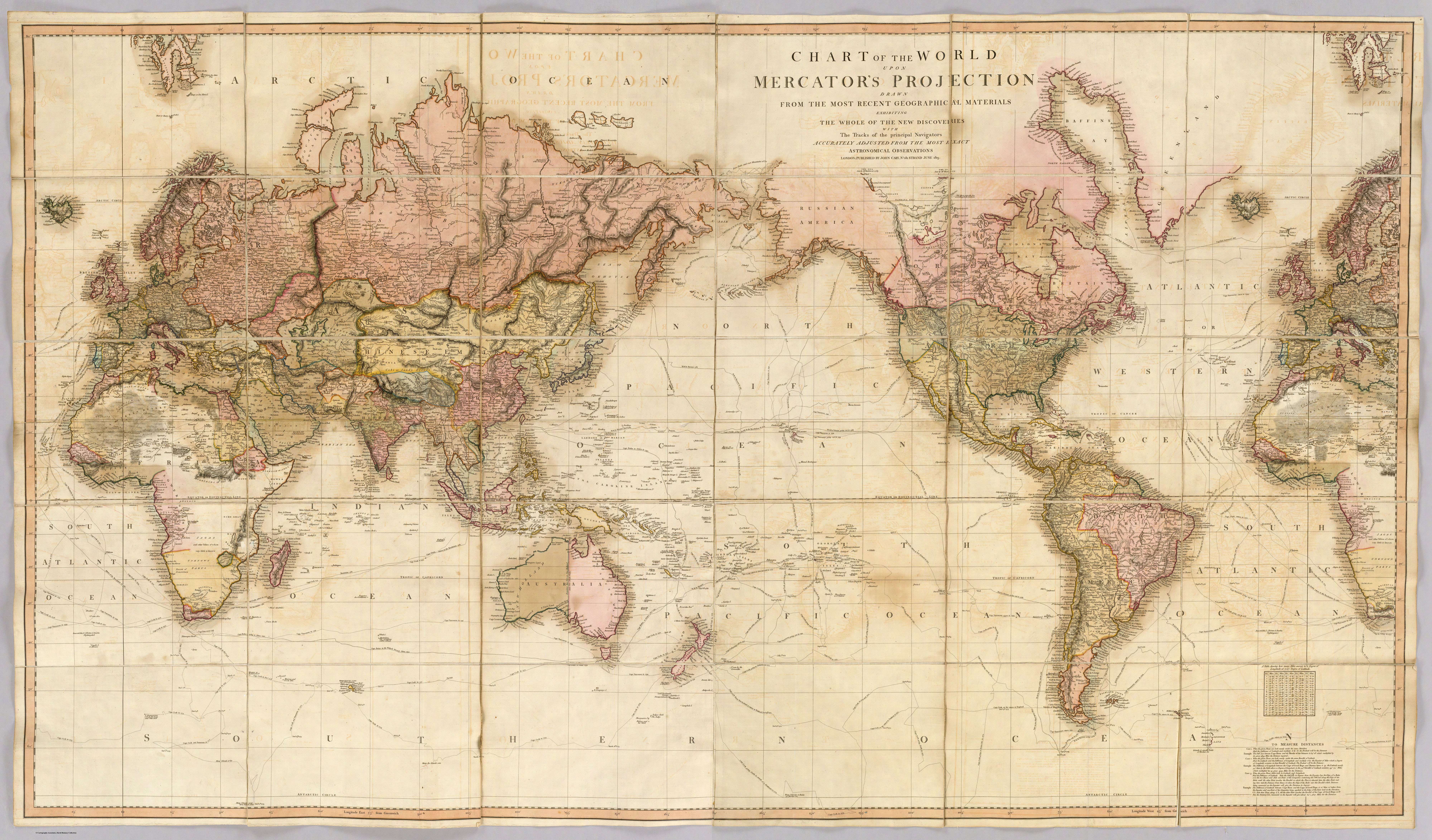 18th-century world map