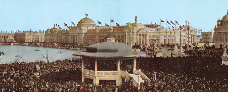 1900 Paris Exposition crowd