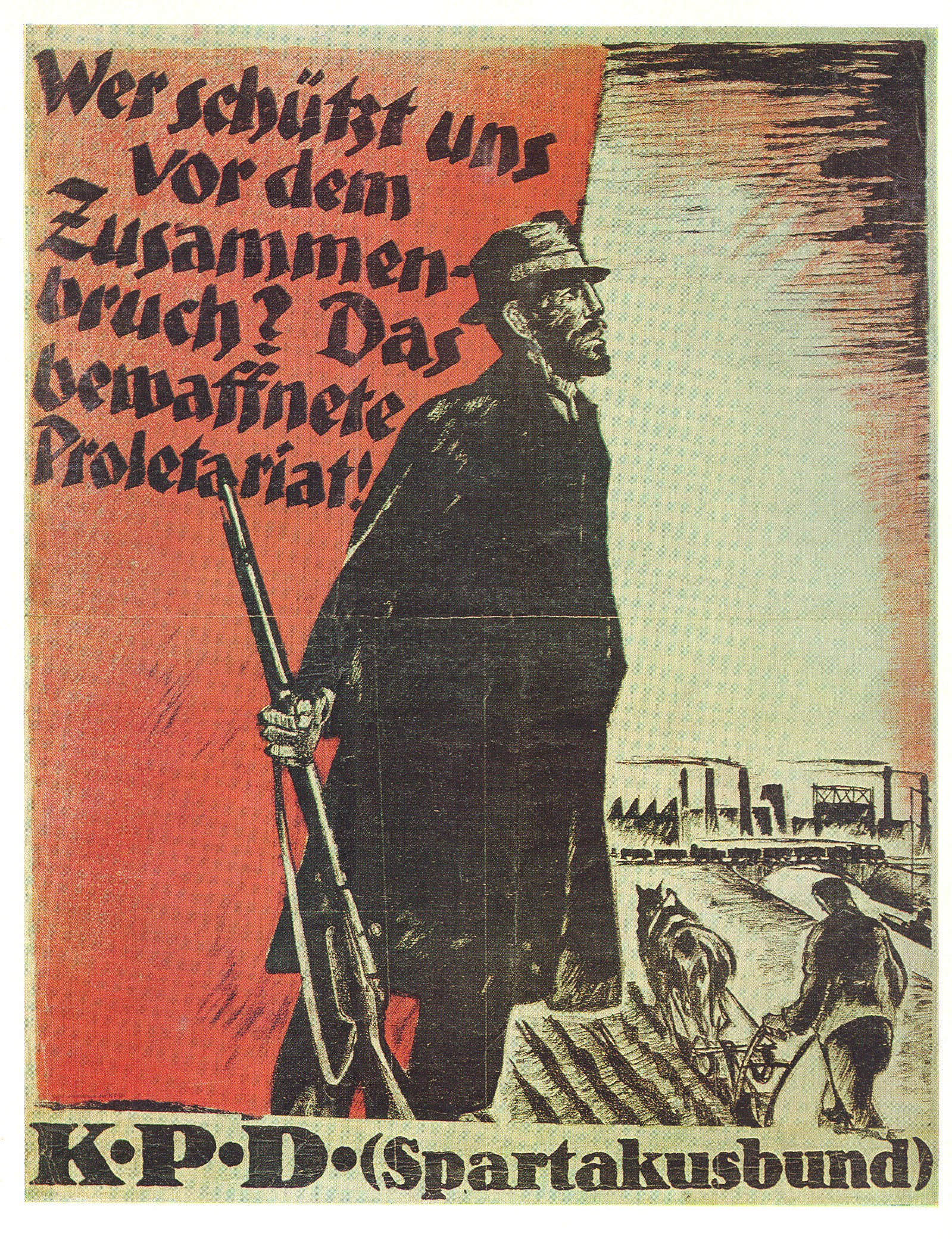 1920s German political poster