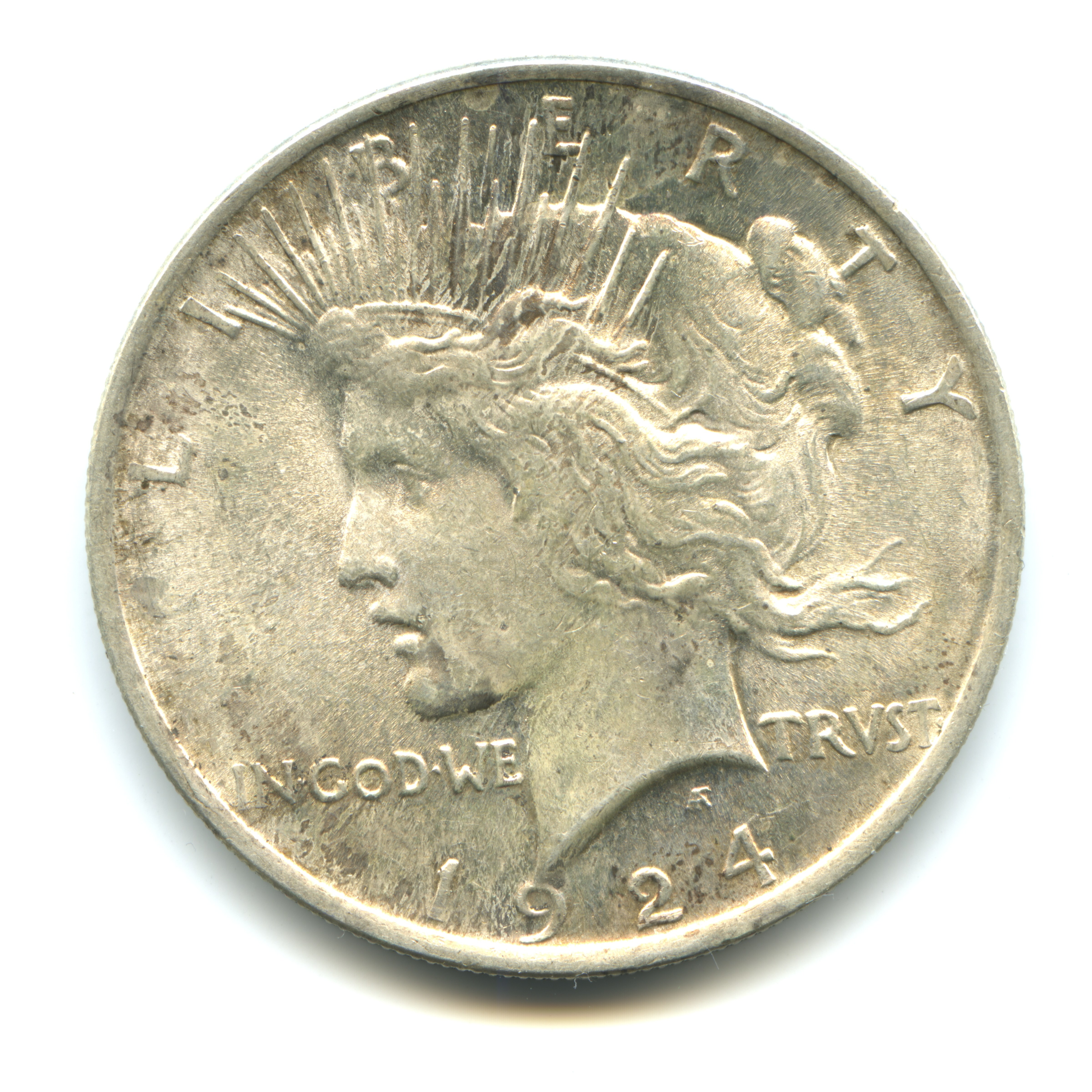 1924 Peace Dollar coin