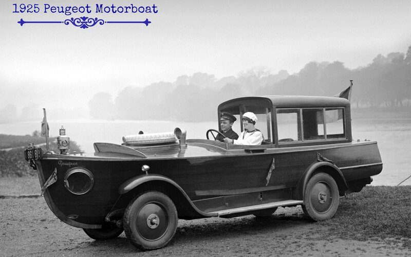 1925 Peugeot Motorboat