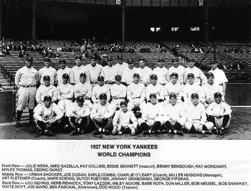 1927 New York Yankees Team