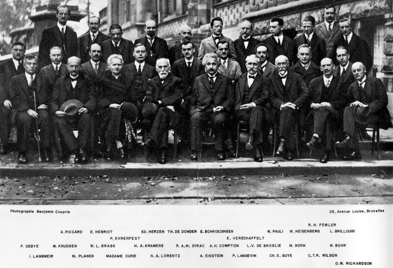 1927 Solvay Conference group photo