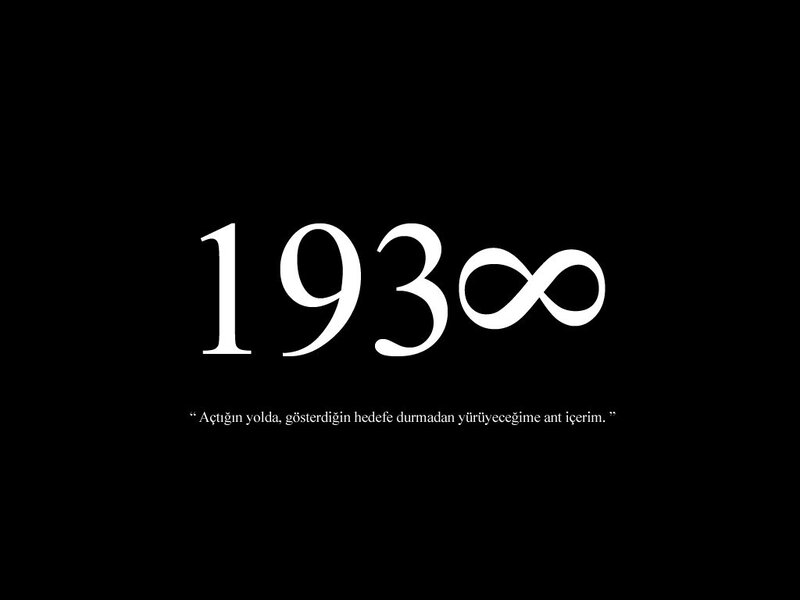 1930s infinity text