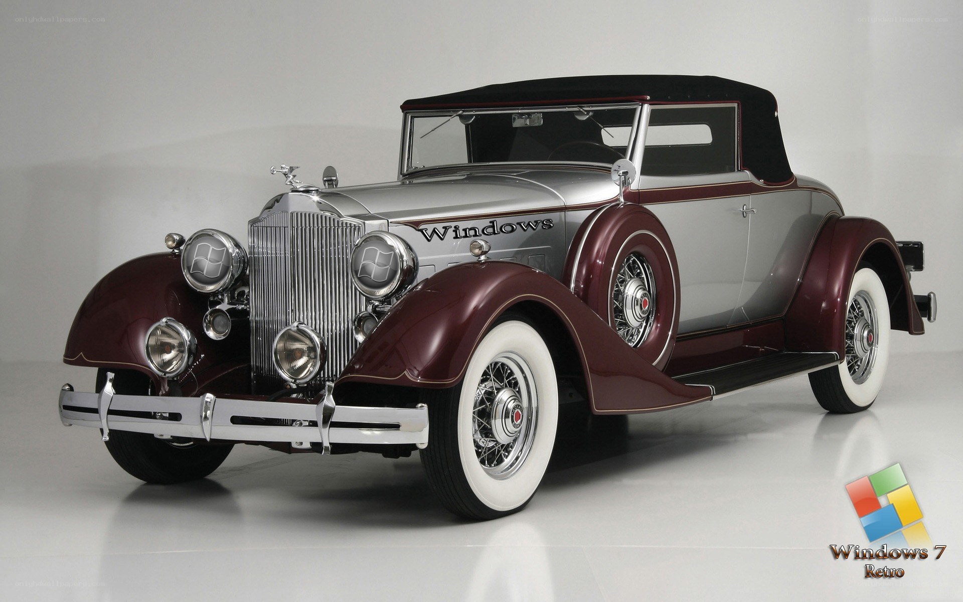 1930s luxury convertible car