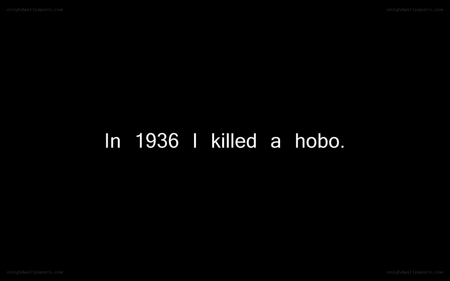 1936 Hobo Killing